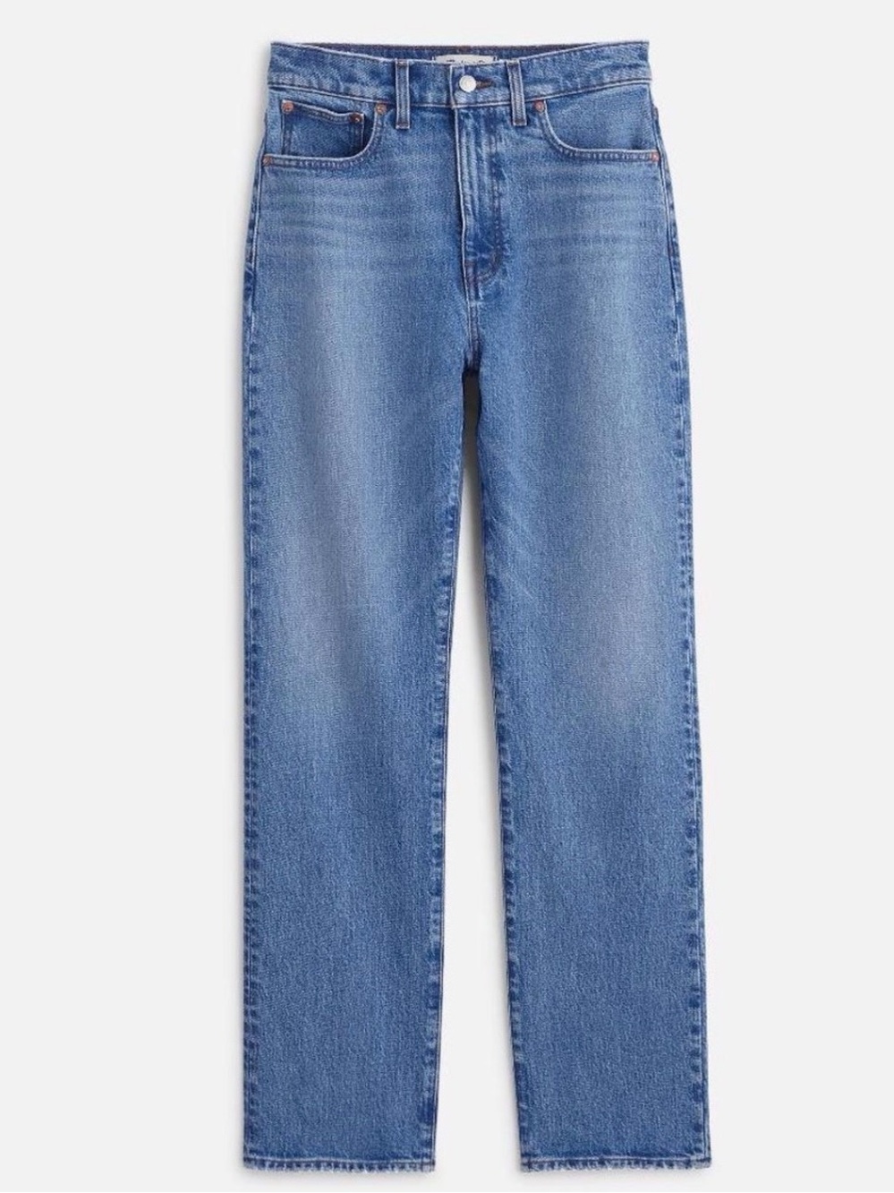 Madewell The '90s Straight Crop Jean in Hazeldell 28